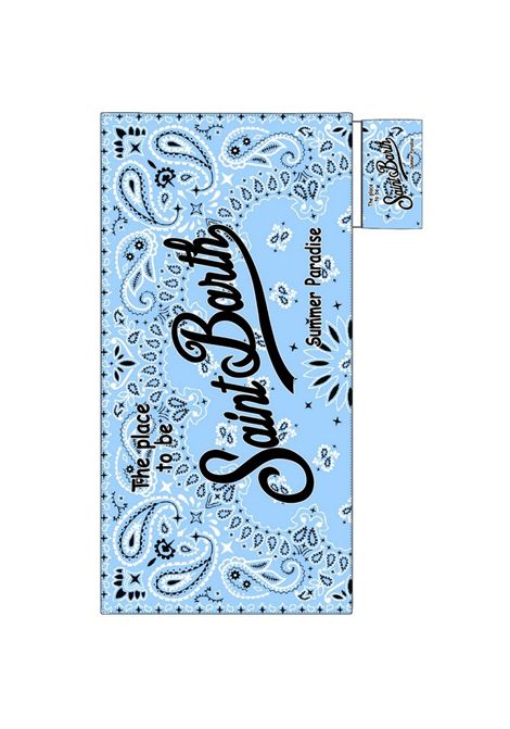 Telo mare con stampa SAINT BARTH | AID0001 AIDAN01608H BANDANNA ROUND31